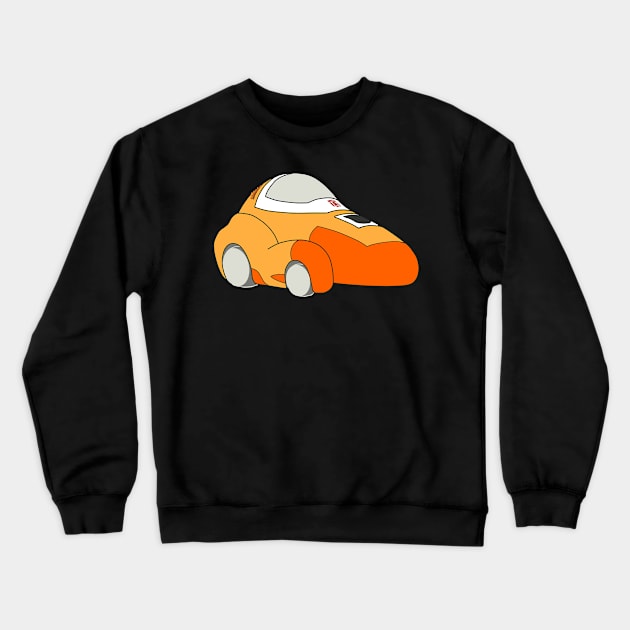 Wheelie Crewneck Sweatshirt by Rumble's Blue and Friends Too 